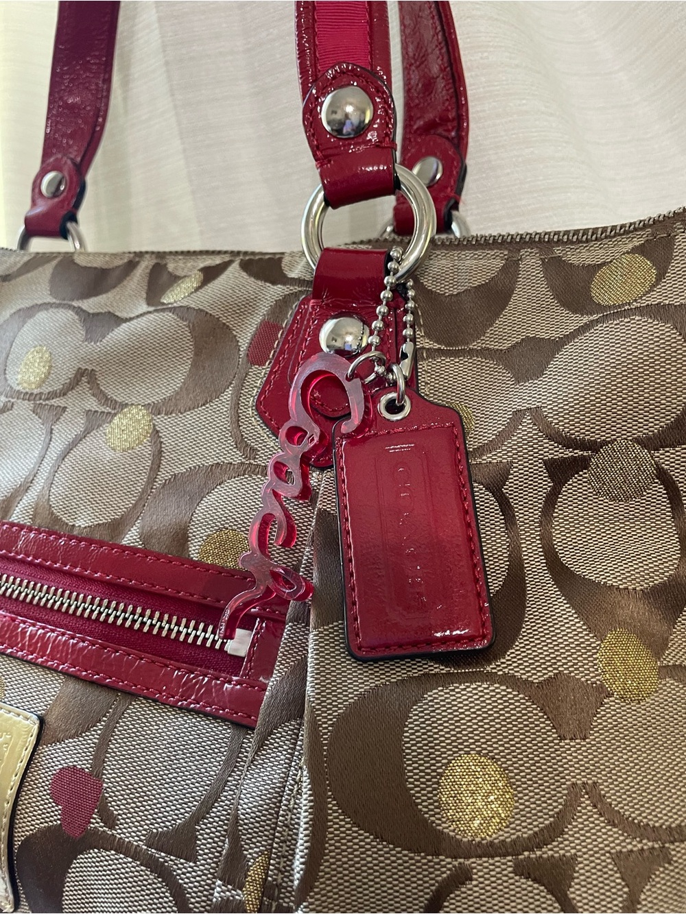 Coach Poppy 2010 Secret Admirer Tote Special Edition Valentine’s Day Coach Poppy - Picture 12 of 17